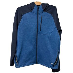 L.L. Bean | Zip up Mountain Fleece Jacket Hoodie Men's Blue- Size Large